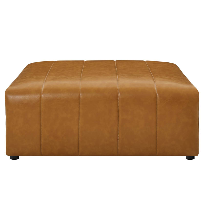 Bartlett Vegan Leather 6Piece Sectional Sofa Tan by Modway