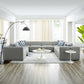 Bartlett Upholstered Fabric 8-Piece Sectional Sofa | Polyester by Modway