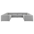 Bartlett Upholstered Fabric 8-Piece Sectional Sofa | Polyester by Modway