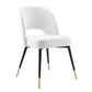 Rouse Performance Velvet Dining Side Chairs Set of 2 by Modway