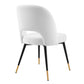 Rouse Performance Velvet Dining Side Chairs Set of 2 by Modway
