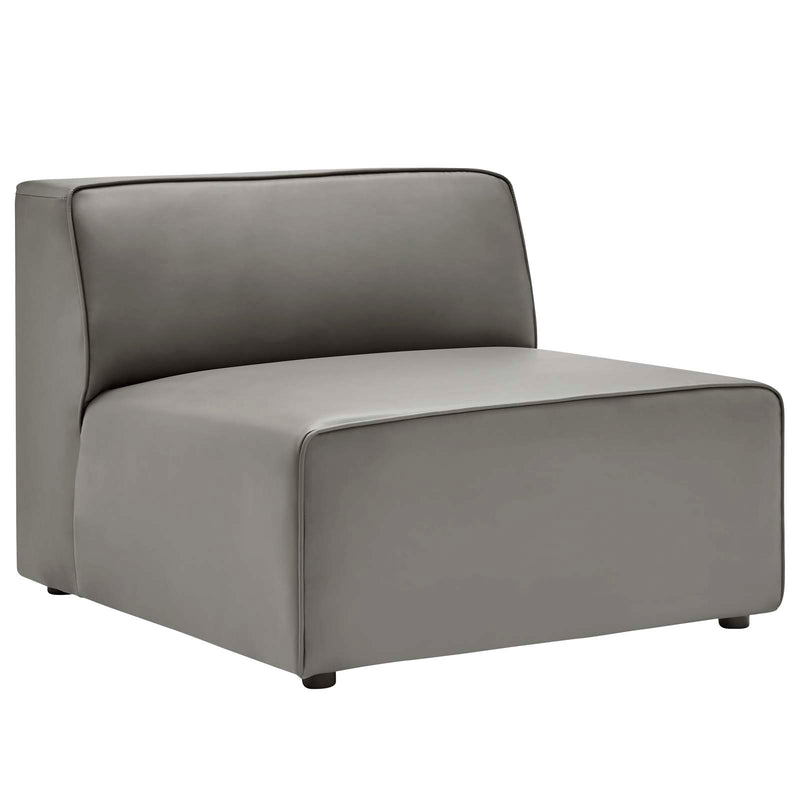 Mingle Vegan Leather Armless Chair by Modway