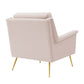 Chesapeake Performance Velvet Armchair Modway