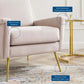 Chesapeake Performance Velvet Armchair Modway
