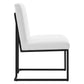 Indulge Channel Tufted Fabric Dining Chair | Polyester by Modway