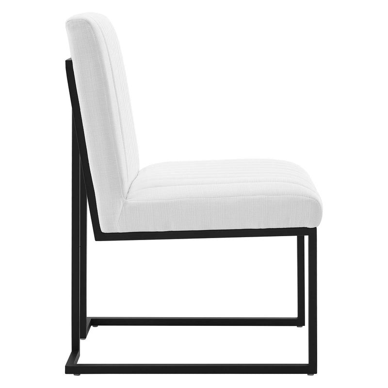 Indulge Channel Tufted Fabric Dining Chair | Polyester by Modway