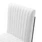 Indulge Channel Tufted Fabric Dining Chair | Polyester by Modway