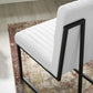 Indulge Channel Tufted Fabric Dining Chair | Polyester by Modway