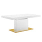 Vector Expandable Dining Table | Fiber by Modway