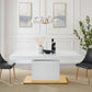 Vector Expandable Dining Table | Fiber by Modway