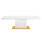 Vector Expandable Dining Table | Fiber by Modway
