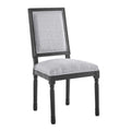 Court French Vintage Upholstered Fabric Dining Side Chair by Modway