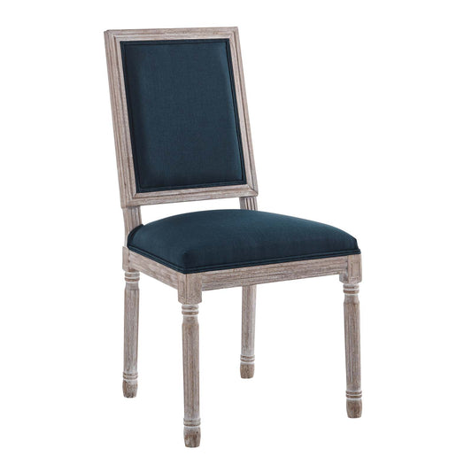 Court French Vintage Upholstered Fabric Dining Side Chair by Modway