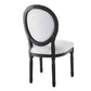Arise Vintage French Upholstered Fabric Dining Side Chair by Modway