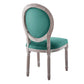 Arise Vintage French Upholstered Fabric Dining Side Chair by Modway