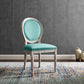 Emanate Vintage French Upholstered Fabric Dining Side Chair by Modway