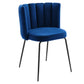 Virtue Performance Velvet Dining Chair Set of 2 by Modway