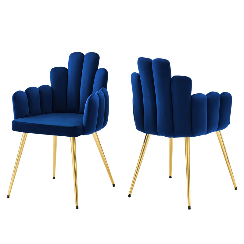 Viceroy Performance Velvet Dining Chair Set of 2 by Modway