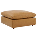 Commix Down Filled Overstuffed Vegan Leather Ottoman by Modway