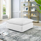 Commix Down Filled Overstuffed Vegan Leather Ottoman by Modway