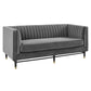 Devote Channel Tufted Performance Velvet Loveseat by Modway