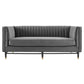 Devote Channel Tufted Performance Velvet Loveseat by Modway