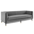 Devote Channel Tufted Performance Velvet Sofa by Modway