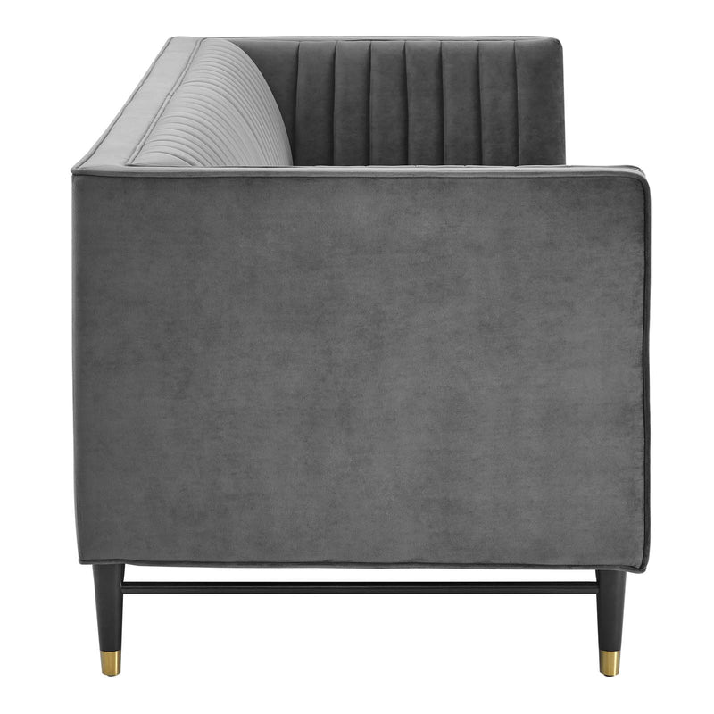 Devote Channel Tufted Performance Velvet Sofa by Modway