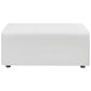 Mingle Vegan Leather Sofa and Ottoman Set Gray by Modway