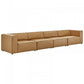 Mingle Vegan Leather 4-Piece Sectional Sofa by Modway