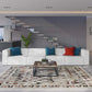 Mingle Vegan Leather 4-Piece Sectional Sofa by Modway