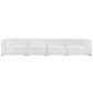 Mingle Vegan Leather 4-Piece Sectional Sofa by Modway