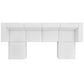 Mingle Vegan Leather 4-Piece Sofa and 2 Ottomans Set by Modway