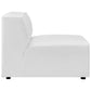 Mingle Vegan Leather 4-Piece Sofa and 2 Ottomans Set by Modway