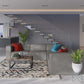 Mingle Vegan Leather 5-Piece Sectional Sofa by Modway