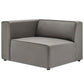 Mingle Vegan Leather 5-Piece Sectional Sofa by Modway