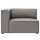 Mingle Vegan Leather 5-Piece Sectional Sofa by Modway
