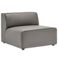 Mingle Vegan Leather 5-Piece Sectional Sofa by Modway