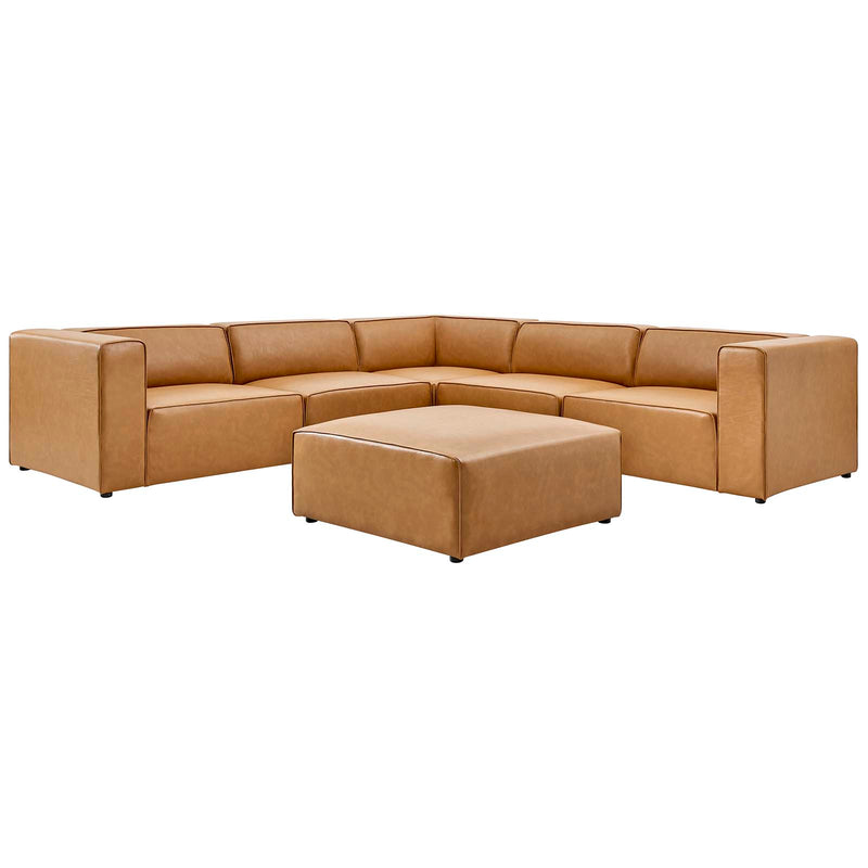 Mingle Vegan Leather 7-Piece Furniture Set by Modway