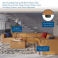 Mingle Vegan Leather 8-Piece Sectional Sofa Set by Modway