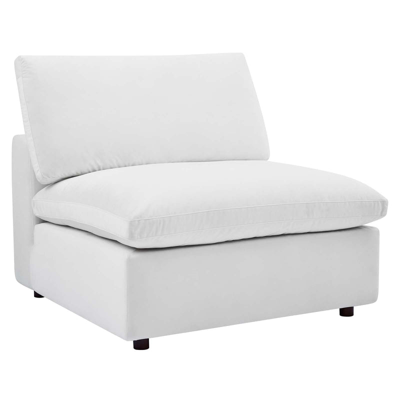 Commix Down Filled Overstuffed Performance Velvet 3-Seater Sofa by Modway