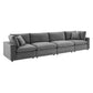 Commix Down Filled Overstuffed Performance Velvet 4-Seater Sofa by Modway
