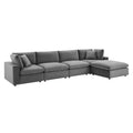 Commix Down Filled Overstuffed Performance Velvet 5-Piece Sectional Sofa by Modway