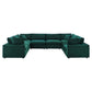 Commix Down Filled Overstuffed Performance Velvet 8-Piece Sectional Sofa by Modway