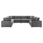 Commix Down Filled Overstuffed Performance Velvet 8-Piece Sectional Sofa by Modway