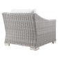 Conway Outdoor Patio Wicker Rattan Armchair | Polyester by Modway