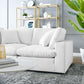 Commix Down Filled Overstuffed Vegan Leather Loveseat by Modway
