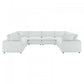 Commix Down Filled Overstuffed Vegan Leather 8-Piece Sectional Sofa by Modway