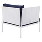 Harmony Sunbrella® Outdoor Patio Aluminum Armchair | Polyester by Modway