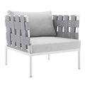 Harmony Sunbrella® Outdoor Patio Aluminum Armchair | Polyester by Modway